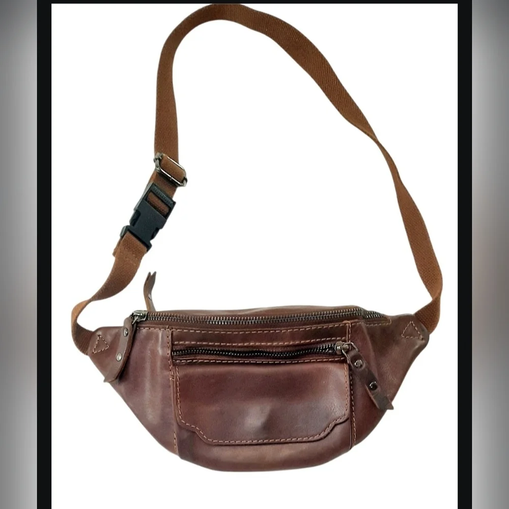 LandLeder Old School Beltbag/ Crossbody Leather.